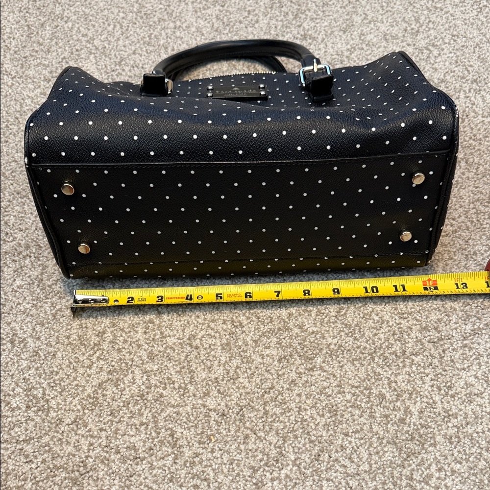 Kate Spade Black and White Polka Dot Bag - Picture 6 of 8